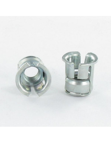 Porca Gaiola redondo M5 espessura de chapa 0,7 con 4 CV4825HG Aço zinco branco