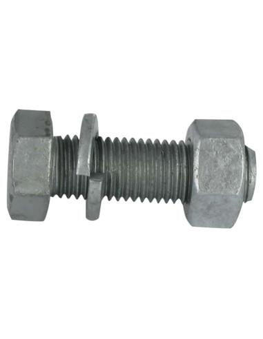 Parafuso (vendido com porca) cabeça hexagonal 5/8X 2 1/4" UNC GR5+CRESCER+RD. forte resistência à corrosão Aço