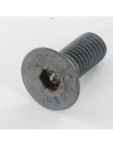 Parafuso de metais cabeça fresada hexagonal oca FHC M8X30 Classe 12.9 chave de 5 Aço bruto