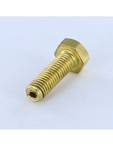 Parafuso de metais Bronze cabeça hexagonal M8X25 perfurado 3