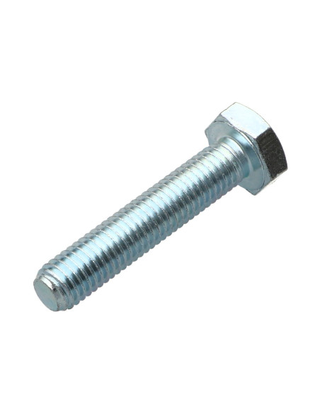 Parafuso de metais cabeça hexagonal M10X50 Classe 8.8 Aço zinco branco