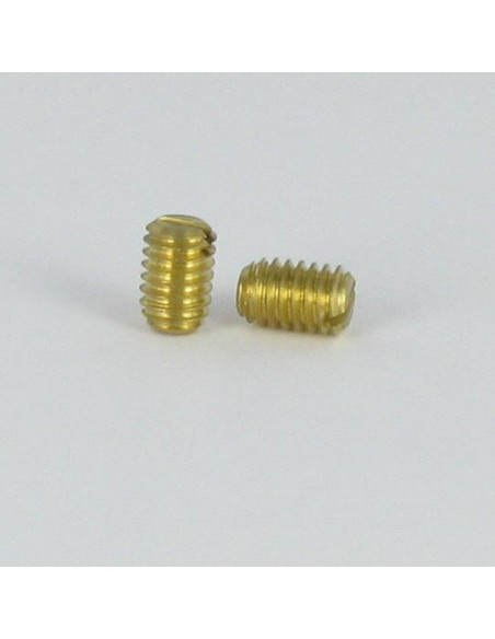 Parafuso de metais Bronze sem cabeça sulcada perno plano M4X16