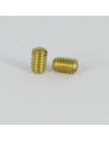 Parafuso de metais Bronze sem cabeça sulcada perno plano M6X10