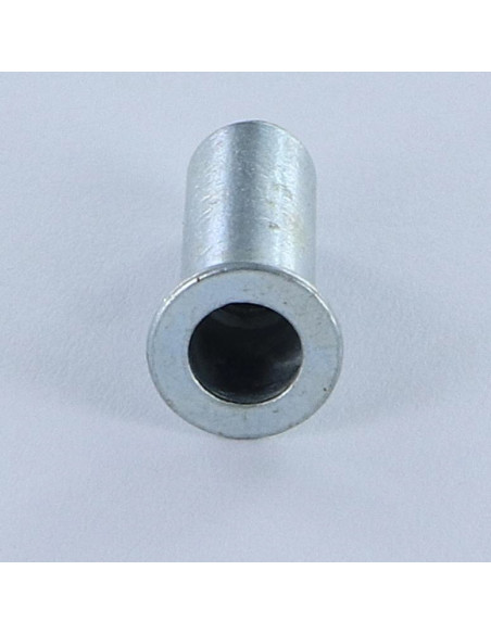 Porca rebite cabeça plana tapada M6X20,5 ACPB 30 Aço zinco branco