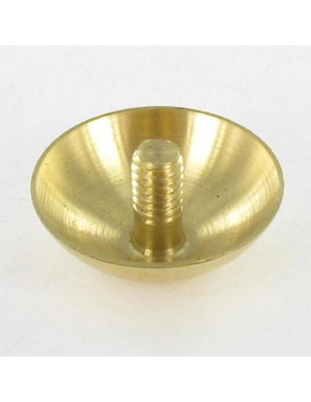 Tampa REDONDO. Bronze diâmetro 15 haste M3X5.4 - Parafuso Express