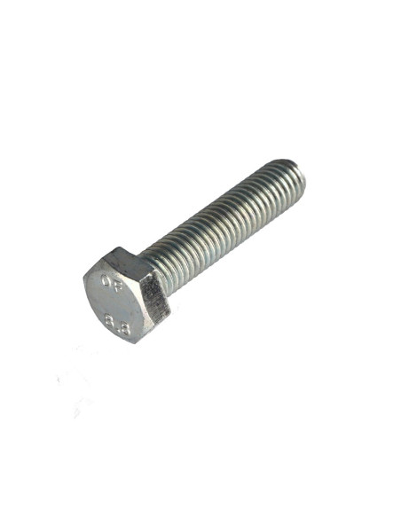 Parafuso de metais cabeça hexagonal M10X55 Classe 8.8 Aço zinco branco