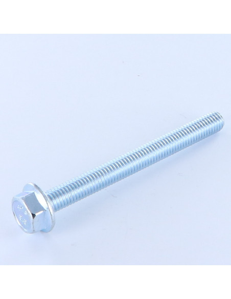 Parafuso de metais cabeça hexagonal M8X55 flange com gola serrilhada Classe 8.8 Aço zinco branco