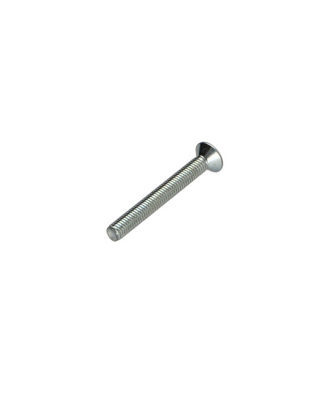 Parafuso de metais cabeça fresada hexagonal oca FHC chave de 5 M8X45 rosca total classe 10.9 Aço zinco branco
