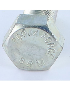 Parafuso de metais cabeça hexagonal M18X35 rosca total Classe 8.8 passo de rosca fino passo de rosca de 150 Aço 2