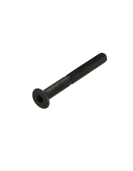Parafuso de metais cabeça fresada hexagonal oca FHC chave de 6 M10X80 rosca parcial classe 10.9 Aço bruto
