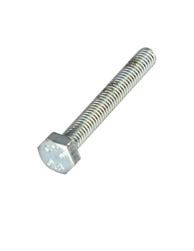 Parafuso de metais cabeça hexagonal M6X40 Classe 8.8 Aço zinco branco