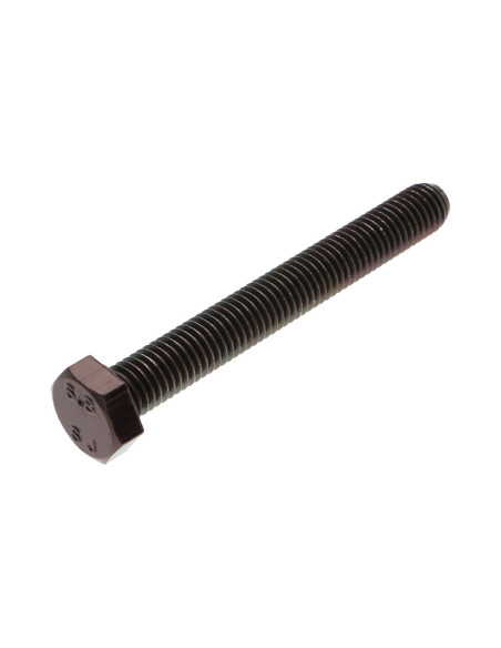 Parafuso de metais cabeça hexagonal M8X80 Classe 6.8 Aço zinco preto