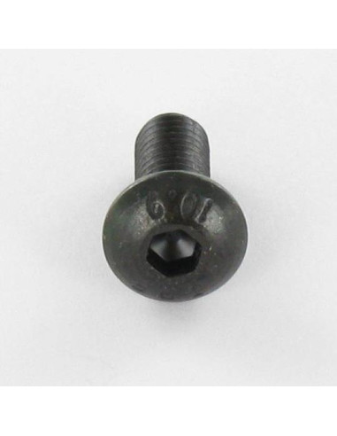 Parafuso de metais Parafuso de Cabeça Oca Sextavada M6X45 rosca total classe 10.9 chave de 4 Aço zinco preto