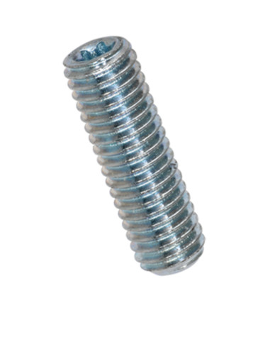 Parafuso de metais sem cabeça perno plano TORX T10 M5X10 Aço zinco branco