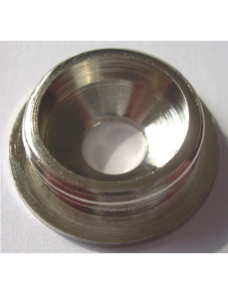 Fixação espelho Bronze niquelado e flange 22X22