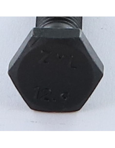 Corpo de parafuso cabeça hexagonal M8X35 Classe 12.9 Aço bruto 2