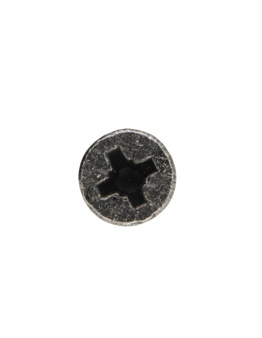Parafuso de madeira aglomerado VBA3 cabeça fresada Pozi 4X50 Aço zinco preto