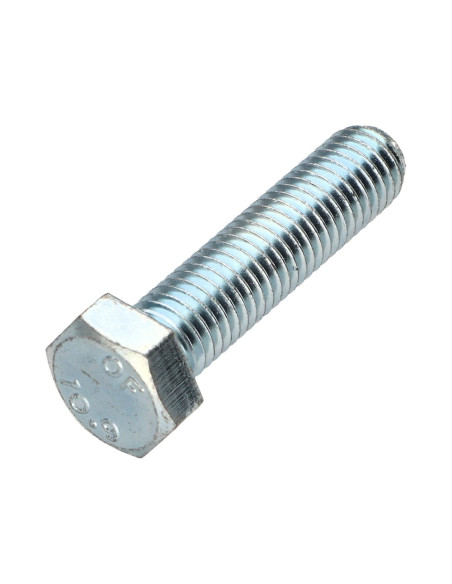 Parafuso de metais cabeça hexagonal M12X45 classe 10.9 Aço zinco branco