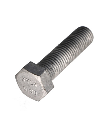Parafuso de metais cabeça hexagonal M20X50 Classe 8.8 forte resistência à corrosão Aço galvanizado a quente