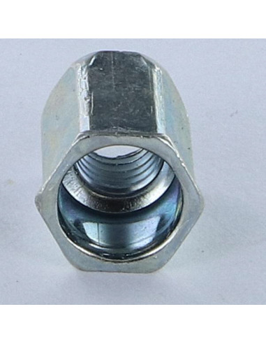 Porca rebite hexagonal cabeça reduzida M8X18 Aço zinco branco ACRTH