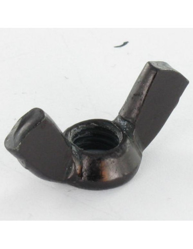 Porca borboleta M8 forma americana Aço zinco preto