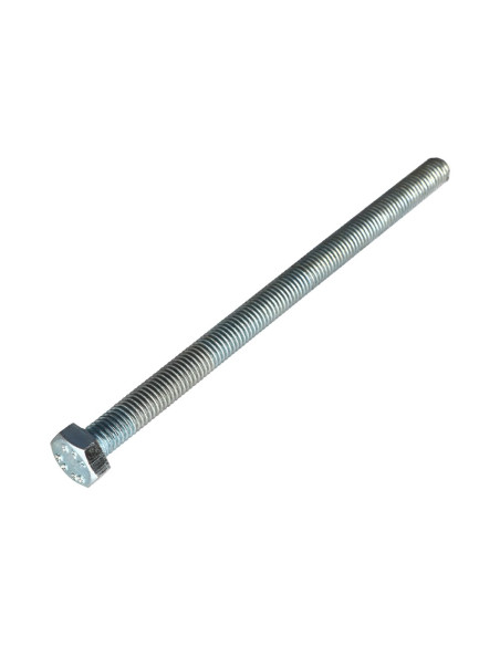 Parafuso de metais cabeça hexagonal M10X160 Classe 8.8 Aço zinco branco