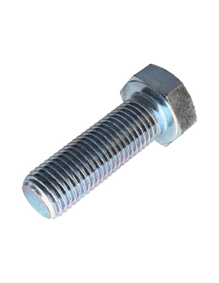 Parafuso de metais cabeça hexagonal M30X100 Classe 8.8 Aço zinco branco