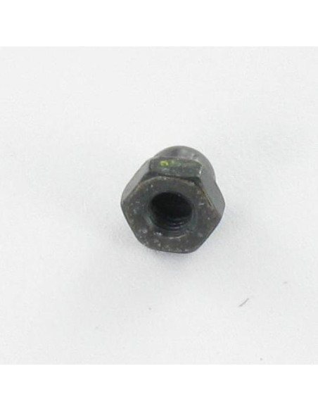 Porca cega M6 Aço zinco preto - Parafuso Express