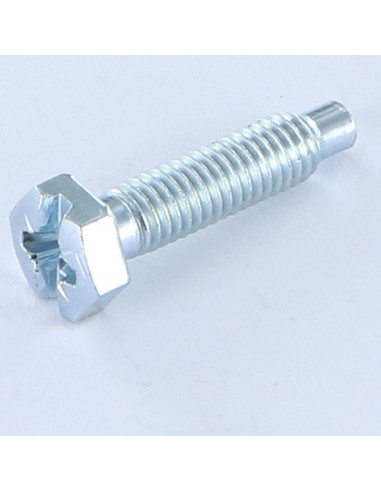 Corpo de parafuso cabeça hexagonal Fenda Pozi M6X25 roscado sobre 22 BTLONGZG