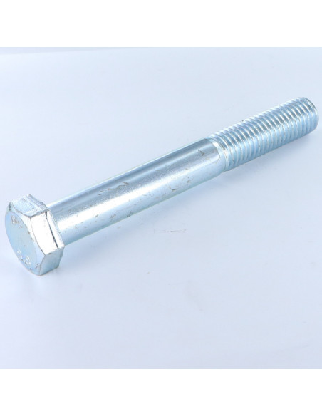 Corpo de parafuso cabeça hexagonal M20X130 Classe 8.8 Aço zinco branco