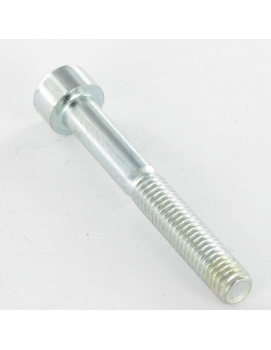 Parafuso de metais Parafuso cabeça oca sextavada M5X60 roscado sobre 22 Classe 8.8 chave de 4 Aço zinco branco
