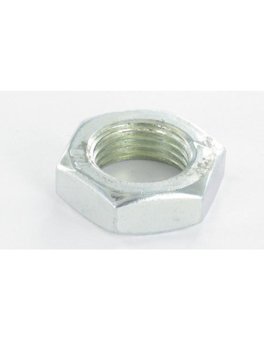 Porca hexagonal baixa hm/contraporca M20 passo de rosca fino passo de rosca de 150 Aço zinco branco