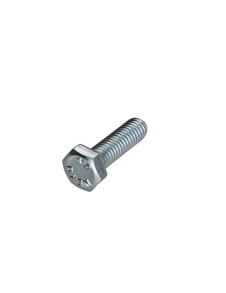 Parafuso de metais cabeça hexagonal M6X20 Classe 6.8 Aço zinco branco