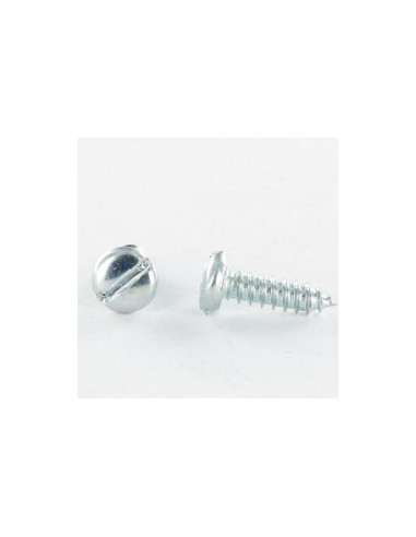 Parafuso de chapa cabeça cilíndrica quadrado phillips 5X15 Aço zinco branco