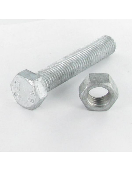 Parafuso (vendido com porca) cabeça hexagonal M24X460 roscado sobre 150 Classe 6.8 forte resistência à corrosão