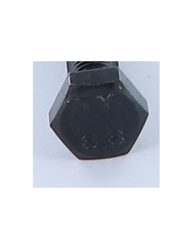 Parafuso de metais cabeça hexagonal M8X100 Classe 8.8 Aço bruto