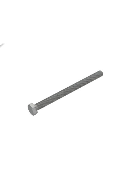 Parafuso de metais cabeça hexagonal M8X100 Classe 6.8 Aço bruto GEOMÉTRICO 500A