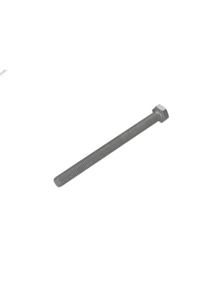 Parafuso de metais cabeça hexagonal M8X100 Classe 6.8 Aço bruto GEOMÉTRICO 500A
