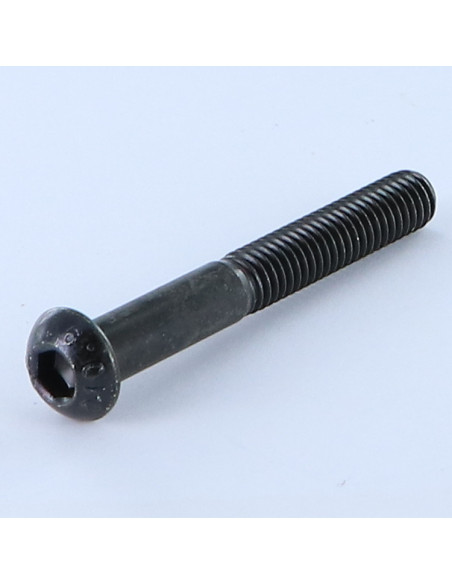 Parafuso de metais Parafuso de Cabeça Oca Sextavada M6X35 rosca parcial classe 10.9 chave de 4 Aço zinco preto
