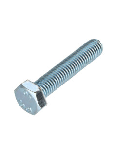 Parafuso de metais cabeça hexagonal M8X45 classe 10.9 Aço zinco branco
