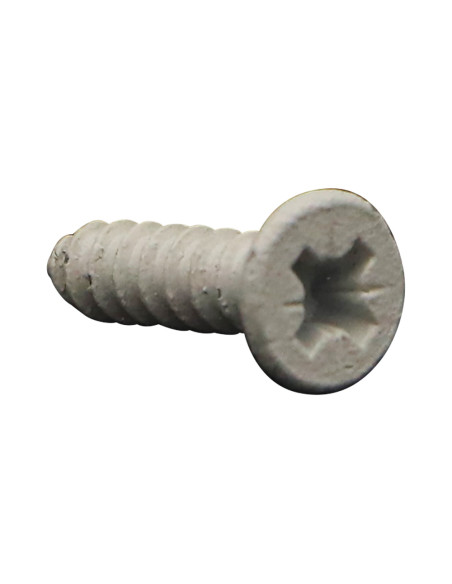 Parafuso de chapa cabeça fresada Pozi 3,9X16 Aço zinco branco lacado a branco RAL9010 branco puro