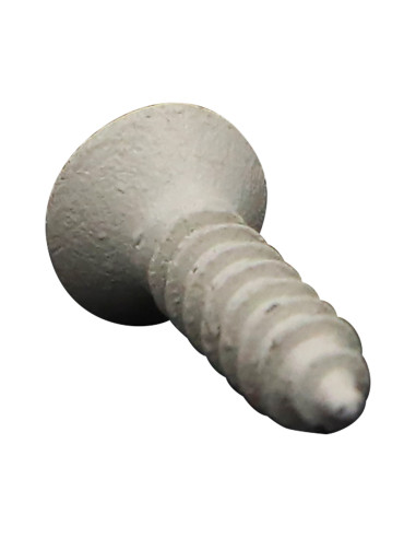 Parafuso de chapa cabeça fresada Pozi 3,9X16 Aço zinco branco lacado a branco RAL9010 branco puro