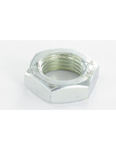 Porca hexagonal baixa hm/contraporca M22 passo de rosca fino passo de rosca de 150 Aço zinco branco