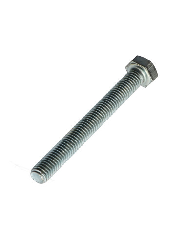 Parafuso de metais cabeça hexagonal M8X80 classe 10.9 Aço zinco branco
