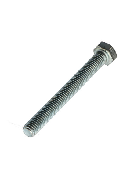 Parafuso de metais cabeça hexagonal M8X80 classe 10.9 Aço zinco branco