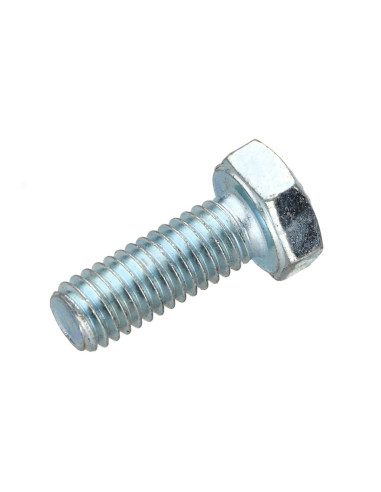 Parafuso de metais cabeça hexagonal M6X16 classe 10.9 Aço zinco branco