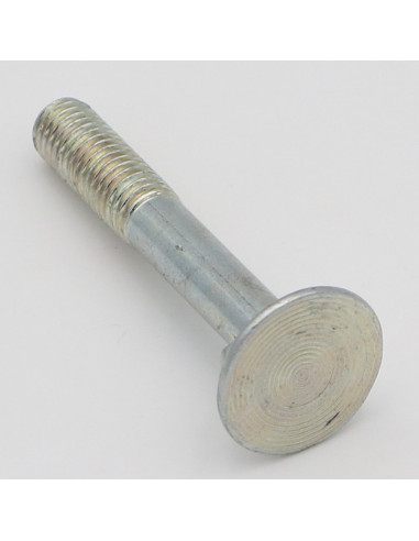 CORPO GOLA QUADRADA DE CABEÇA DE EMBEBER 2 esporas 8X200 Aço zinco branco