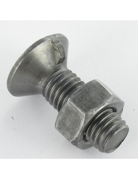 Parafuso arado cabeça fresada M12X35 1 Ergot 4.6 Aço bruto
