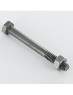 Parafuso (vendido com porca) cabeça hexagonal M14X40 Aço bruto
