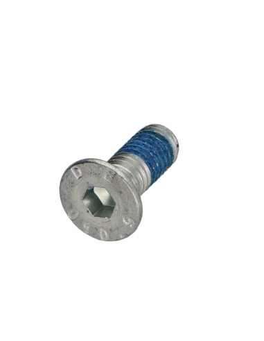 Parafuso de metais cabeça fresada hexagonal oca FHC M6X16 rosca total classe 10.9 chave de 4 Freio roscado Aço zinco